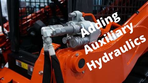 can you add auxiliary hydraulics to skid steer|extra auxiliary hydraulics for excavators.